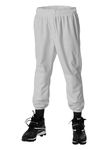 Alleson Ahtletic Kids' Youth Pull on Baseball Pant Grey