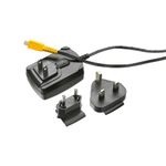 Carlcoo Portable PlayBook International Travel Charger with UK/EU/NA/AUS Adapter - Black