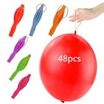 ZHIYE 48PCS Large Punch Balloons for Kids, 14" Heavy Duty Strong Punching Balloons Party Bag Fillers Ideal for Party Games Indoor or Outdoor Fun