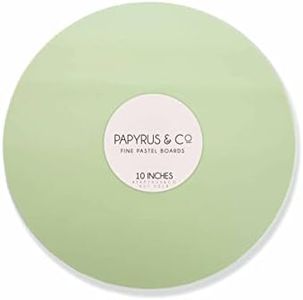 Papyrus Masonite Round Cake Board, 10-inch Size, Pastel Green