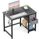 DUMOS Computer Small Desk with Draw