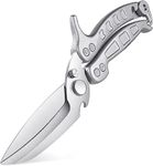 DRAGON RIOT Poultry Shears - Sharp Heavy Duty Kitchen Scissors for Meat, Chicken, Fish - Silver, Dishwasher Safe