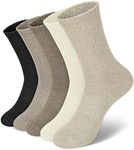 YSense 5 Pairs Womens Wool Socks Thick Knit Warm Cozy Comfy Winter Socks Gifts for Women