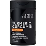 Turmeric Curcumin C3® Complex 500mg, Enhanced with Black Pepper & Organic Coconut Oil for Better Absorption; Non-GMO & Gluten Free - 120 Liquid Softgels