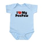 CafePress Love My Peepaw Infant Bodysuit - Cute Infant Bodysuit Baby Romper