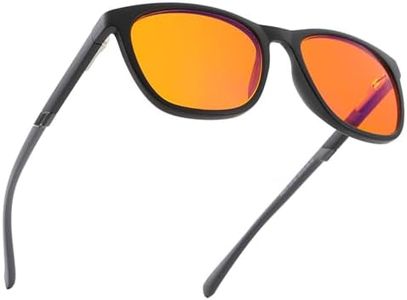 Gafas luz azul de lentes rojas con filtro bloqueo 99%. Gafas protección frente a pantallas y luz artificial para hombre y mujer. Gafas anti luz azul, blue light glasses, gafas para la luz azul.