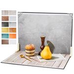 BEIYANG Photo Backdrop Boards Product Photography, 6PCS 12Patterns Doubled Sided Food Backdrop Kit(16x11.5 Inch), Flat Lay Props for Small Product, Food, Jewelry, Cosmetics