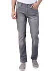 Ben Martin Men's Slim Fit Stretchable 34 Size Grey Cotton Denim Jeans Pant for Men, JJ3-20