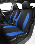 TOYOUN Car Seat Covers Blue - Front Seat Covers for Van Sedan SUV- Universal Fit-Breathable Seat Covers Front Pair