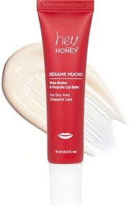 Hey Honey Besame Mucho Shea Butter & Propolis Lip Balm | For Cracked and Chapped Lips. 0.5 oz.