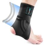 Healrecux Ankle Brace, Ankle Support Brace for Running, Ankle Stabilizer Brace for Men Women with Removable Stabilizers for Basketball Volleyball