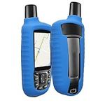 kwmobile Case Compatible with Garmin GPSMAP 64 / 64s / 64st - GPS Handset Navigation System Soft Silicone Skin Protective Cover - Blue