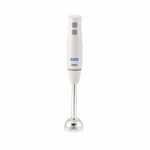 BOSS Sparkle Hand Blender 300 Watts with Stainless Steel Stem for Hot/Cold Blending | Variable Speed with Turbo & 2 Year Warranty | White