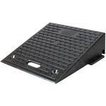 Single 6" Inch Driveway Kerb Ramp, Heavy Duty Rubber Ramps Perfect for Pavements, Low Cars, Kerb Ramps for Motorhome, Truck, Shed Ramps, Pets & Wheelchair Threshold Ramp (6")