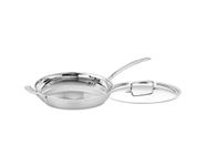 Cuisinart MCP22-30HCN MultiClad Pro Skillet with Helper and Cover, 12-Inch