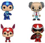 Funko Megaman: POP! Games Collectors Set Includes Megaman, Rush, Protoman & Dr. Wily