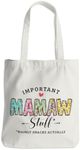 Grandma Gifts Mamaw Tote Bag from G