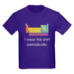 CafePress I Wear This Shirt Periodically T Shirt Youth Kids Cotton T-shirt Purple