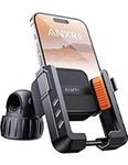 ANXRE Bike Phone Holder,Motorbike Motorcycle Phone Holder Mount [Not Block Camera＆1s Lock] Mobile Phone Holder for Bike Motorbike Motorcycle Bicycle Scooter Compatible with All 4.7"-7" iPhone Android