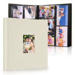 DazSpirit Photo Albums 6x4 Inch 600 Photos Slip In, Customizable Linen Cover 10x15 Photo Album, Large Capacity, Slip-in Pockets, Ideal for Wedding Albums, Family Photo Books, and Travel Memories