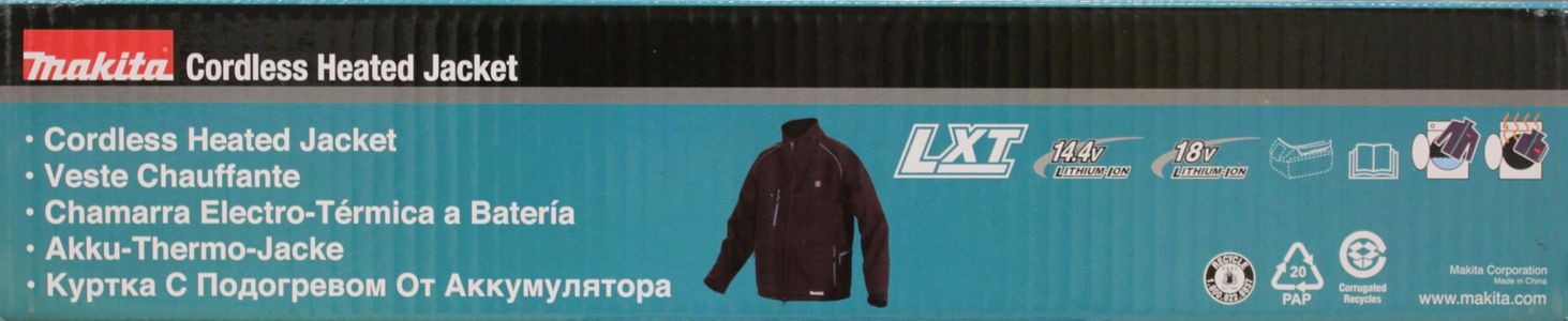 Makita Thermal Jacket, Large – Heated Workwear for Cold Weather