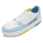 Sixth Street mens Ridge WHITE/BLUE Sneakers_6 UK (SSM062)