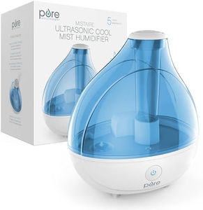 Pure Enrichment MistAire Ultrasonic Cool Mist Humidifier - Premium Humidifying Unit with 1.5L Water Tank, Whisper-Quiet Operation, Automatic Shut-Off and Night Light Function - Lasts Up to 16 Hours