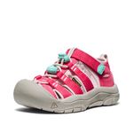 KEEN Unisex-Child Newport H2 Closed Toe Water Sandals, Raspberry/Pink-A-Boo, 5