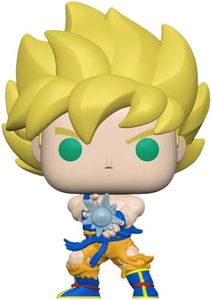 Funko PoP! Dragon Ball Z - Super Saiyan Goku with Kamehameha Wave Diamond Glitter Vinyl Figure, 10 cm Height