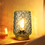 MJ PREMIER Battery Operated Lamp,Cordless LED Table Lamp with Timer, Decorative Lantern Lights Outdoor Indoor Decor for Patio/Home/Hallway/Deck/Spareroom/Bedroom/Tabletop/Fireplace/Vintage Style