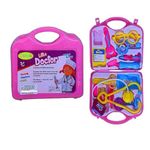 BabyGo Doctor Kit Set Toys for Kids, Girls & Boys | Doctor Toys for Kids | Doctor Set Pretend Play Learning Toy {Made in India} Pink Color