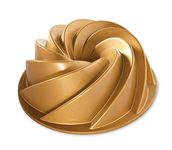 Nordic Ware 80677 Aluminium Heritage Bundt Pan, One, Gold.