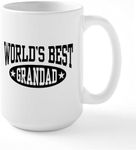 CafePress World's Best Grandad Large Mug 15 oz (444 ml) Ceramic Coffee Mug