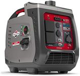 Briggs & Stratton 030801 Petrol Portable Inverter Generator PowerSmart Series P2400, 2400 Watt/1800 Watt Clean Power, Ultra Quiet and Lightweight , Grey