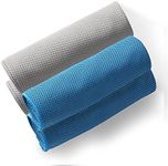 4Packs Cooling Towel (40"x 12"), Ice Towel, Microfiber Towel, Soft Breathable Chilly Towel Stay Cool for Yoga, Sport, Gym, Workout, Camping, Fitness, Running, Workout & More Activities