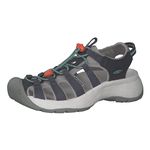 KEEN Women's Astoria West Sandal, Navy/Beveled Glass, 6.5 UK