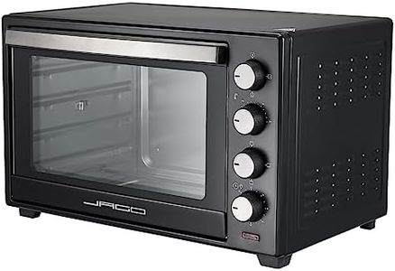 Jago® Mini Four Electrique - avec Convection, 48 Litres, 6 Modes, 100-230º, 2000 W, Acier Inoxydable, Portable - Mini Four Chaleur Tournante, Mini-Four Electrique, Petit Four Electrique Posable