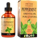 Peppermint Essential Oil 4 oz, Premium Therapeutic Grade, 100% Pure, Perfect for Aromatherapy, and Much More by Mary Tylor Naturals