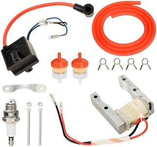 YOXUFA Performance CDI Ignition Magneto Coil Spark Plug Kit for 49cc 50cc 66cc 80cc 100cc 2-Stroke PK80 BT80 YD100 Engine Gas Motorized Bike Bicycle Parts (YO-IC01-80cc)