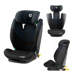 Maxi-Cosi RodiFix S i-Size, High Back Booster Seat, 3.5-12 Years (100-150 cm), Child Car Seat, 3 Recline Positions, Adjustable Height/Width, G-Cell Side Impact Protection, AirProtect, Tonal Black