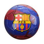 Icon Sports FC Barcelona Brush Team Soccer Ball, Brush Navy, 5