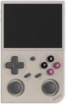 G350 Handheld Game Console , 3.5 Inch IPS Screen Linux System 3200 mAh Battery 4371 Games Preloaded , Portable Retro Video Games Console Support Wired Controller and Earphone (Gray)