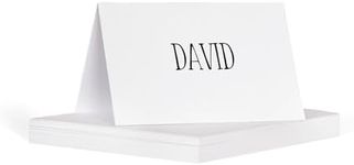 Name place cards, personalised plai