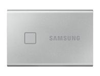 Samsung T7 Touch Portable SSD - 2 TB - USB 3.2 Gen.2 External SSD Metallic Silver (MU-PC2T0S/WW)