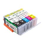 Supricolor Compatible Canon PGI-550xl CLI-551xl Edible Ink Cartridges, Replacement for PGI-550 CLI-551 Use with Canon Pixma iP7250 MG5650 MX925 iX6850 MG5550 MG5450 MG6650 MX920 MG5400 5-Pack