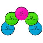 Hyper Pet Flippy Flopper 9" Flying Disc Soft Dog Toy, Floats in Water & Safe on Teeth, Pack of 5 (Colors May Vary)