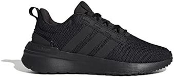 adidas Kids Sportswear Racer TR21 Lifestyle Shoes (Laces), Core Black/Core Black/Carbon, US 3