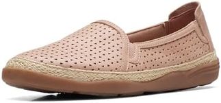 Clarks Women's Elaina Ruby Loafer, Warm Beige Leather, 7