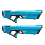 SPYRA 2 Pack Electric Water Blaster, Outdoor LED Squirt Toy, 26 Foot Range, Lightweight Design with Clear Tank for Pool Games, SpyraGO, Blue