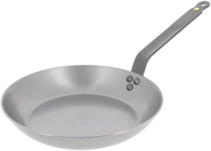 de Buyer 5611.24 Mineral B Round Carbon Steel Omelet-pan 9.5-Inch Black